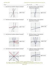 Graphing Inverse Functions Worksheet Algebra 2 Inverse Functions Worksheet Promotiontablecovers In 2021 Inverse Functions Graphing Functions Graphing Worksheets