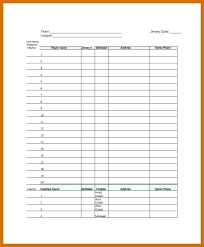 Football Depth Chart Template Excel Format Football