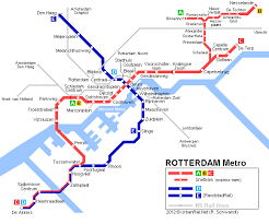 Urbanrail Net Europe Netherlands Rotterdam Metro Rotterdam Metro Rotterdam Metro Map