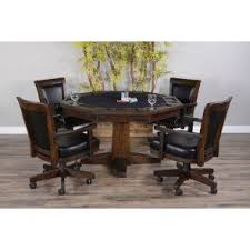 Accompanied by comfortable seating, a game table and chairs is a delightful addition when it comes to decorating your game spaces. Game Table Sets With Sunny Designs Brand Furniture Cart