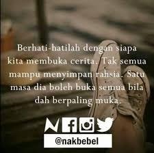 Boleh lah baca artikel kami yang lain disini nanti ye. Ayat Sentap Untuk Kawan Talam Dua Muka