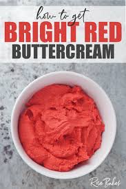 Icing colors are highly concentrated, which gives frosting rich coloring without disturbing consistency. How To Get Bright Red Buttercream Icing Rose Bakes