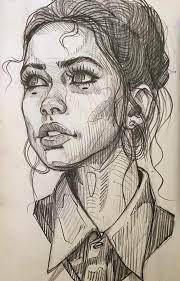Art drawings sketches simple pencil art drawings realistic drawings cute drawings art drawings beautiful art. Kunst Illustration Kizze Kunstgruppentafel Linie Gesicht Portrat Face Drawing Art Drawings Sketches Cool Art Drawings Art Drawings Sketches Creative