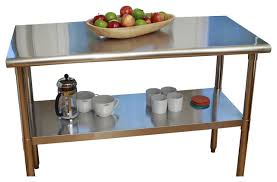 With the aid of modern machinery and technology, we. Stainless Steel Top Food Safe Prep Table Utility Work Bench With Adjustable Contemporary Kitchen Islands And Kitchen Carts By Hilton Furnitures