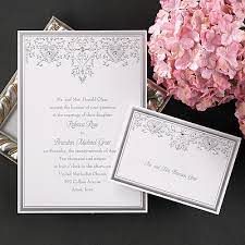 Hearts And Vines Invitation Silver Wedding Invitations Pinterest Wedding Invitations Heart Wedding Invitations