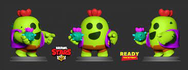 Spike Brawl Stars Free Print Ready 3d Model By Sinh Nguyen