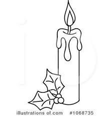 Black And White Candles Clipart Pin By Linda B On Patterns Candle Clipart Candle Art Free Clip Art