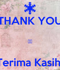 Gambar tulisan terima kasih beserta bunga. Poster Terima Kasih Pigura