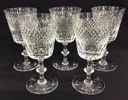 Buy water goblet glass online crystal stemmed water wine. Vintage Edinburgh Crystal Water Goblet Claret Glasses