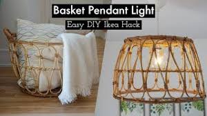 4x westernpowers 36w led shop light fixture work garage light 6000k white 4ft. Diy Basket Pendant Light Easy Ikea Hack In Just A Few Minutes Ety Youtube