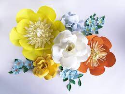 Paper Flowers Uk Flower Wall Decor Paper Flower Wall Large Etsy Paper Flower Wall Handmade Flowers Paper Paper Flower Backdrop
