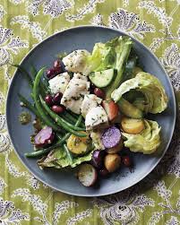 Halibut Salade Nicoise Recipe Recipe Recipes Spring Salad Recipes Summer Salads