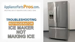 Check spelling or type a new query. Refrigerator Ice Maker Not Working Top 3 Reasons Fixes Kenmore Whirlpool Frigidaire More Youtube