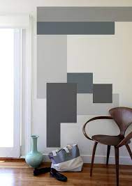 Pintura Geometrica Uma Tendencia Moderna Kris Bristot Interior Wall Design Wall Paint Designs Bedroom Wall Designs