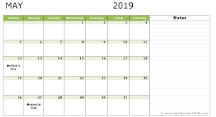 May 2019 Holidays Calendar Template Monthlycalendar Monthly 2019calendar January February March April May Holiday Calendar Calendar Template Calendar