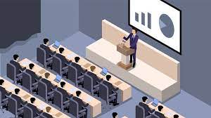 business meeting speech speak report computer illustration image on pngtree free download on pngtree digital labels image illustration isometric design