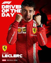 F1 driver of the day. F1 2021 Styrian Gp Charles Leclerc Wins Driver Of The Day