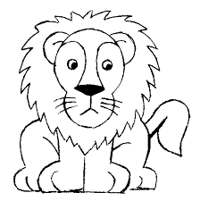 Dibujo León Para Colorear