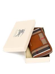 Authentic burberry haymarket check coated canvas bifold men's wallet black (154080270070). Burberry Leather And Haymarket Check Ziparound Wallet Wallets Purses 3913094