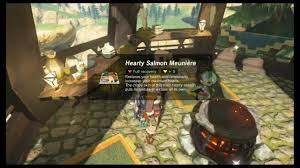 Hearty salmon meuniere in loz: Botw Salmon Meuniere Recipe The Legend Of Zelda Breath Of The Wild 7 Recipes You Should Know Discover The Recipes You Can Do Based On Your Inventory Stuff Dunia Ilmu
