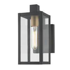Outdoor lighting from shades of light! Modern Outdoor Wall Light Black 11 75 Inches Tall 1837 Gdbk Destination Lighting