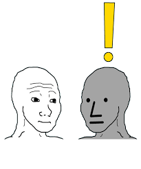 Download free static and animated brain vector icons in png, svg, gif formats. Npc Wojak Meme Art Print By Desteesigners X Small In 2021 Art Prints Memes Art