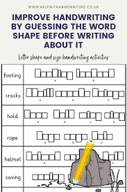Use These Rock Climbing Worksheets To Teach Your Child About Letter Siz Occupational Therapy Handwriting Handwriting Activities Occupational Therapy Activities