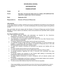 An educational institution who prides themselves in providing excellent services seeks a finance officer to join their finance team based in pretoria east. Finance Officer Job Description