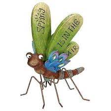 Buy limited edition prints, paintings, photography, jewellery and more. Design Toscano Hf333478 Spring Is In The Air Dragonfly Statue