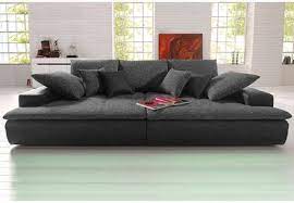 Nova Via Big Sofa Wahlweise Mit Kaltschaum 140kg Belastung Sitz Und Aquaclean Stoff Fur Leichte Reinigung Mit Wasser Online Kaufen Otto Big Sofas Sofa Home Deep Sofa