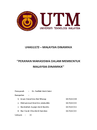 Ini adalah tugas bersama, tugas kemanusiaan, saatnya semua harus taat pada kebijakan pemerintah dan arahan dari aparat, karena ini adalah untuk kebaikan kita semua. Peranan Mahasiswa Dalam Membentuk Malaysia Dinamika