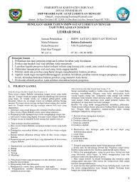 Materi bahasa indonesia teks deskripsi. Soal Bahasa Indonesia Kelas Vii Deskripsi Fantasi