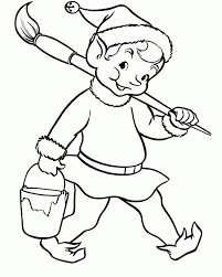 A paint brush coloring page. Paint Brush Coloring Page Coloring Home