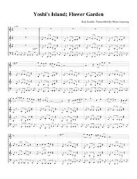Flower Garden Super Mario World 2 Yoshi S Island Free Piano Sheet Music Pdf