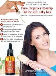 All the vitamins, fatty acids, antioxidants, and antiseptic properties of rosehip oil work to strengthen the hair at the root. Rosehip Oil For Hair Benefits Archives Hairstyles And Haircuts In 2018 Rosehip Oil Hair Growth Oil Rosehip Oil Benefits