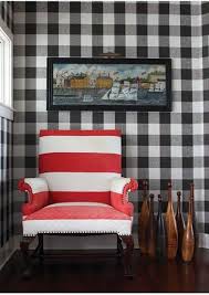 New England Fall Inspiration Elements Of Style Blog Home Striped Chair Decor