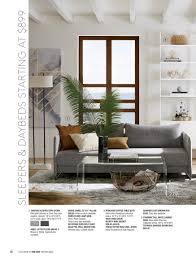 Cb2 changes up the colors frequently but this graphite color is great for being basic. Cb2 May Catalog 2018 Lubi Natural Sleeper Daybed