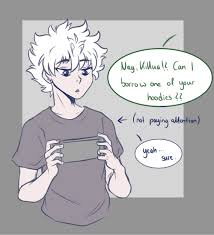 This also means that killua is 12 because they are the same age. Tall Killua Explore Tumblr Posts And Blogs Tumgir