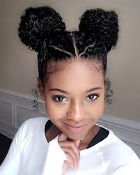 Girl or boy, toddlers with thick, curly hair can get this look almost naturally! 100 Hairstyles For Natural Hair You Ll Really Like Thrivenaija Mixed Race Hairstyles Natural Hair Styles Long Hair Styles