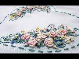 Vyshivka Monogramma Hand Embroidery Monogram Youtube Brazilian Embroidery Hand Embroidery Hand Embroidery Designs