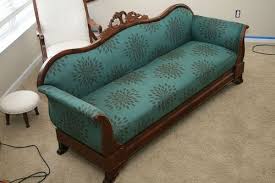 A little paint, some basic tools, and a bit of elbow grease are all that's required to undertake these furniture makeover ideas. Reupholstering My Grandmother S Antique Sofa Keefer Madness Wooden Sofa Designs Sofa Design Wood Wooden Sofa Set Designs