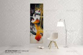 Art Wall Mockups Vol 4 Art Wall Serial Art Canvas Texture