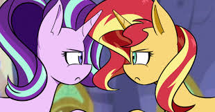 Equestria Daily Mlp Stuff Behind The Voice Actors 2016 Awards Nominate Starlight Glimmer And Sunset Shimmer Vas Did something change about the voice actors and pony life? awards nominate starlight glimmer