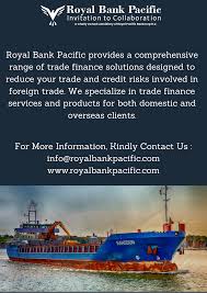 Through january 22, 2022, online banking clients for the former saints avenue bank will continue to access online banking through the saints online banking portal. Royal Bank Pacific Trade Finance Finance Royal Bank