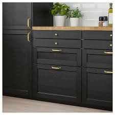 lerhyttan face de tiroir teinte noir 80x40 cm ikea interieur moderne de cuisine interieur de cuisine renovation cuisine
