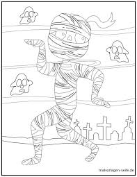 You can print or download them to color and offer them to your family and . Great Coloring Page Halloween Mummy Free Coloring Pages