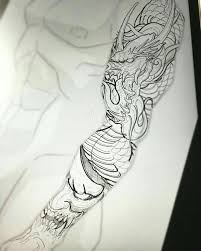 I Quite Simply Like The Different Colors Outlines And Depth This Really Is A Brilliant Idea If You Are Body Art Tattoos Dragon Sleeve Tattoos Asian Tattoos