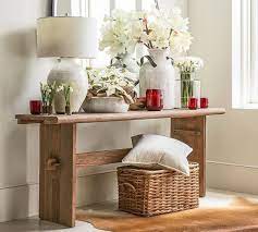 Pottery barn pittsburgh 48 crank standing desk, vintage chestnut. Easton 74 Reclaimed Wood Console Table Pottery Barn
