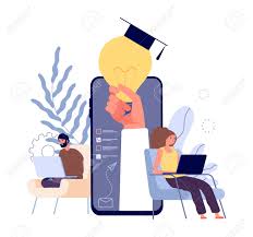 Great selection of student clipart images. Online Education Distance Learning Students E Learning Concept Royalty Free Cliparts Vectors And Stock Illustration Image 138733690