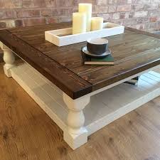 Large Square Handmade Solid Pine Farmhouse Coffee Table 0051 Etsy Coffee Table Farmhouse Coffee Table Wood Pine Coffee Table